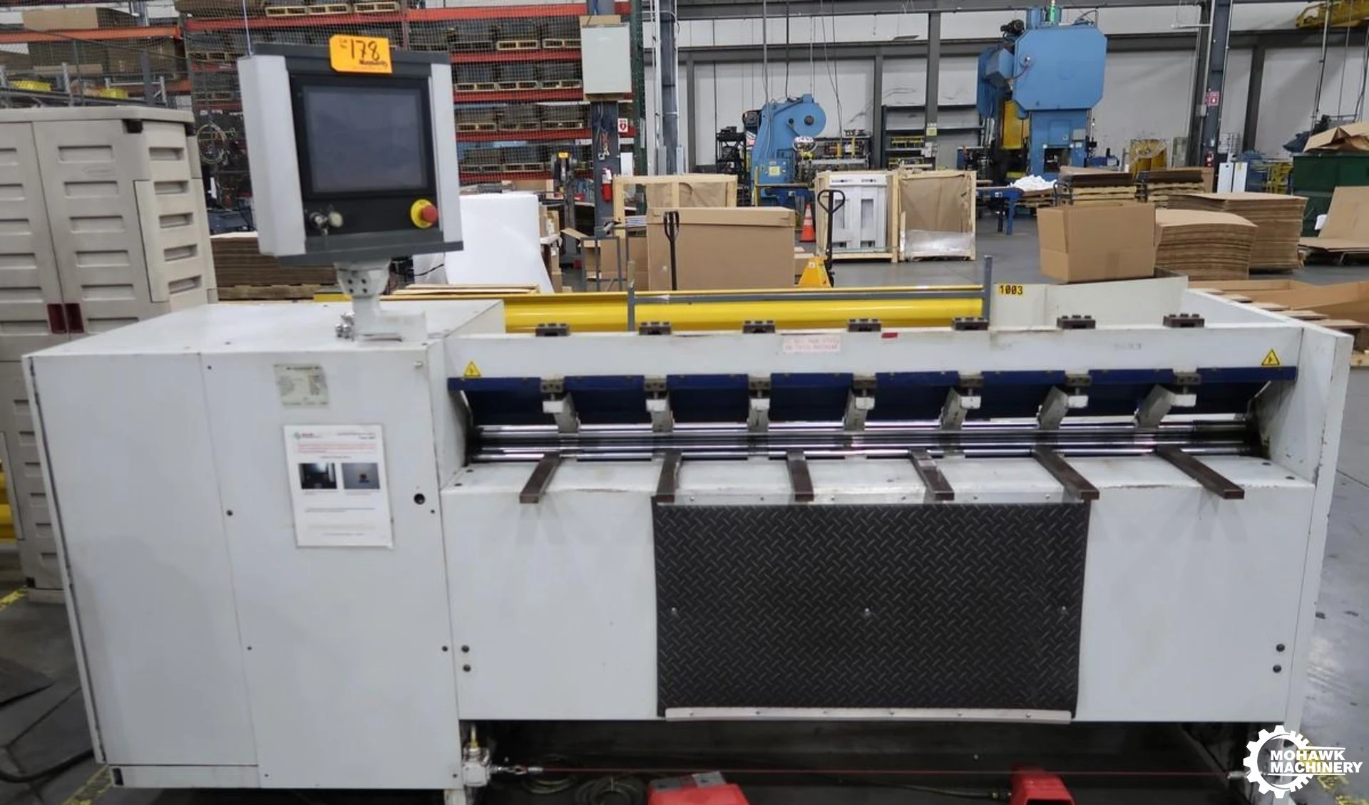 70" x 0.0295" SCHROEDER FASTI-WERK "145-18/075" REFLECTOR SLIP BENDING ROLL w/4-SPINDLE CNC ANCHOR - DUAL FOOT PEDALS