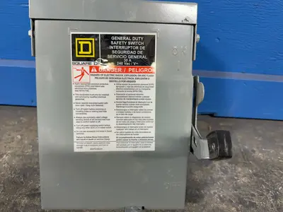 Used SQUARE D DU221RB Disconnects Ohio US | HGR 24 #1284782