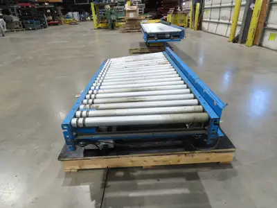 Hytrol 190E24EZ 30"x 5' Accumulation Roller Conveyor 27"BF 24V EZLogic Zones