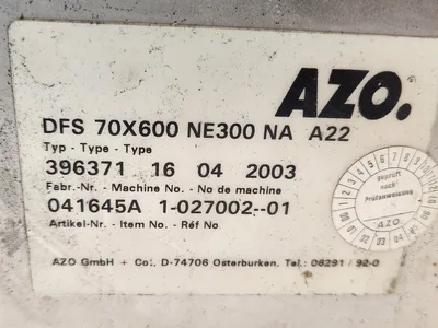Used _UNKNOWN_ _UNKNOWN_ Screw Feeders West Virginia US | Cooper Industries #1409709