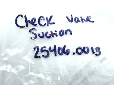 25406.0013 | Check Suction Valve  - New Other