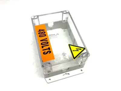 USED BUD INDUSTRIES TYPE 4X, 12, 13 CONTROL PANEL ENCLOSURE 171X121X40MM SCREW COVER