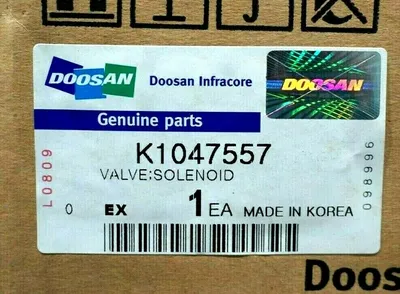 NEW DOOSAN K1047557 SOLENOID VALVE