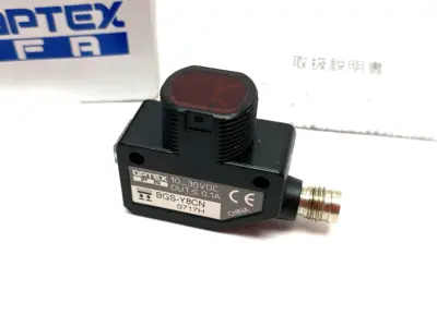 USED OPTEX PHOTOELECTRIC SENSOR, IP67 WATERPROOF, 30-200MM SENSE DISTANCE