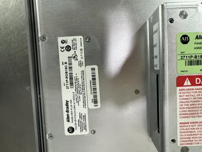 Allen-Bradley 2711P-B15C4D2 Panelview Plus 1500 w/ 2711P-RP2 Logic Module @2.5.5