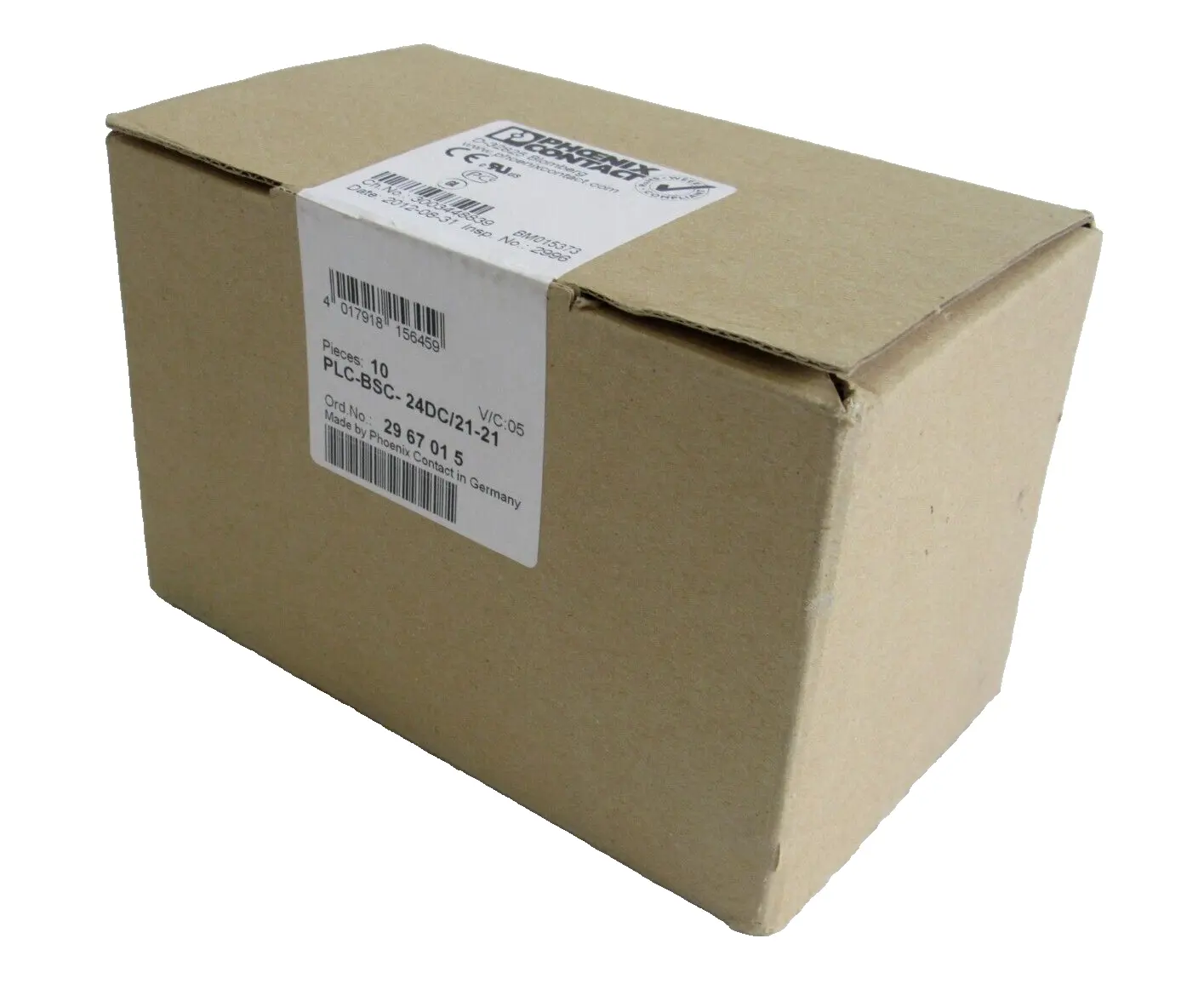 NEW PHOENIX CONTACT PLC-BSC-24DC/21-21 RELAY BASE 10PCS SEALED PLCBSC24DC2121