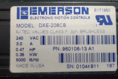 USED CONTROL TECHNIQUES DXE-208CB