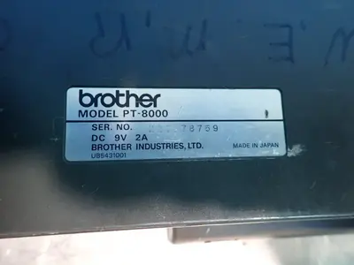 Used BROTHER PT8000 Label Printers Ohio US | HGR 24 #915935