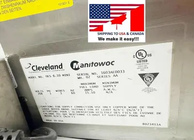 Used CLEVELAND QUS 6.10 Ovens British Columbia CA | Surrey Food Equipment #1540153