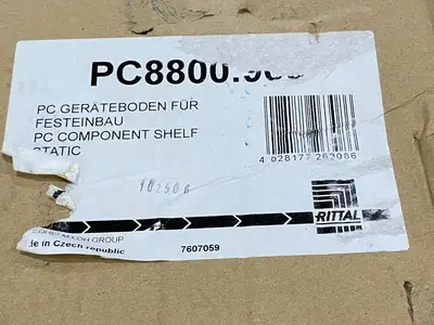 New | in-Stock Rittal Gray Component Shelf, 507mm W 550mm Depth, Static Installation Misc Electrical & Power Parts Michigan US | Maverick Industrial Sales #1424639