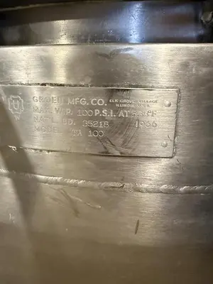 Groen 100 Gallon Cooking & Mixing Kettle