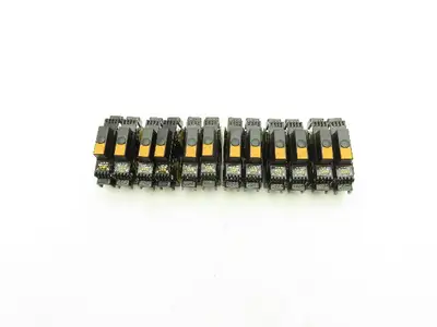 Buss R25030-2PR Fuse Holder 250V 30A Class R SAMI-9N Finger Safe Covers Lot of 6