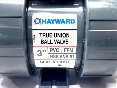 TB1300S | Hayward  3" Socket True Union Ball Valve PVC - New Other