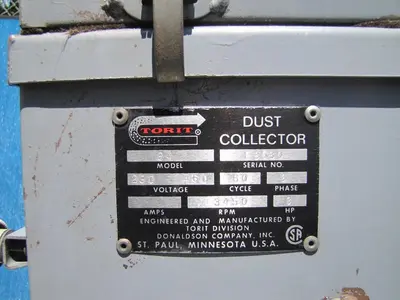 Used TORIT 84 Dust Collectors California US | Bay Line Tool #1316324