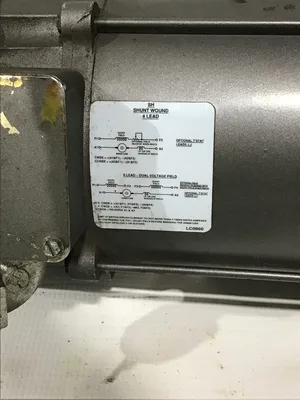Baldor CD3450 Industrial Motor with a Dodge Tigear Gear Reducer