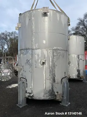 CMW Inc Approximately 4000 Gallon Stainless Steel Vertical Storage Tank
