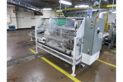 Emerald automatic case sealer with nordson glue, 1hp drive 57rpm