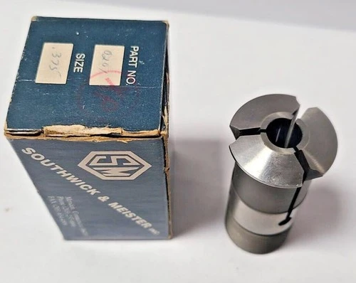 0201 .375 Extended Nose Machine Collet Southwick & Miester S&M