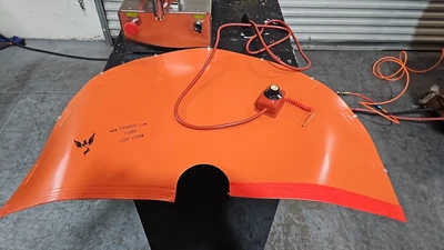 Heated Jacket for Coned Hopper – 7 to 20 Gallon Capacity