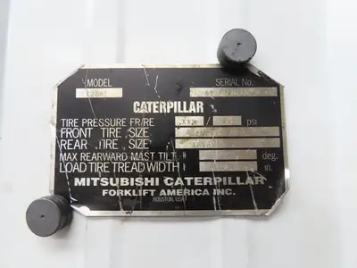 Caterpillar GE 5BT1366B178A Electric Forklift Traction Motor 36/48VDC CAT EC25KE