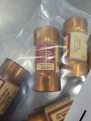 USED Bussmann JKS-50 Fast Acting Fuse, 50A, 600VAC