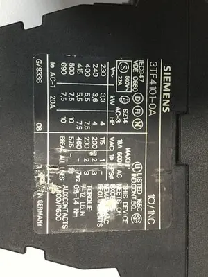 USED SIEMENS 3TF4101-0A