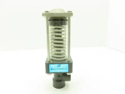 Plast-O-Matic DS075V-NO Pneumatic Controlled Valve 3/4" NPT Sch 80 PVC NO