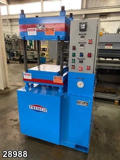 2006 FRENCH OIL 4-Post Heated Platen Press and Laminating Press | Kempler Industries