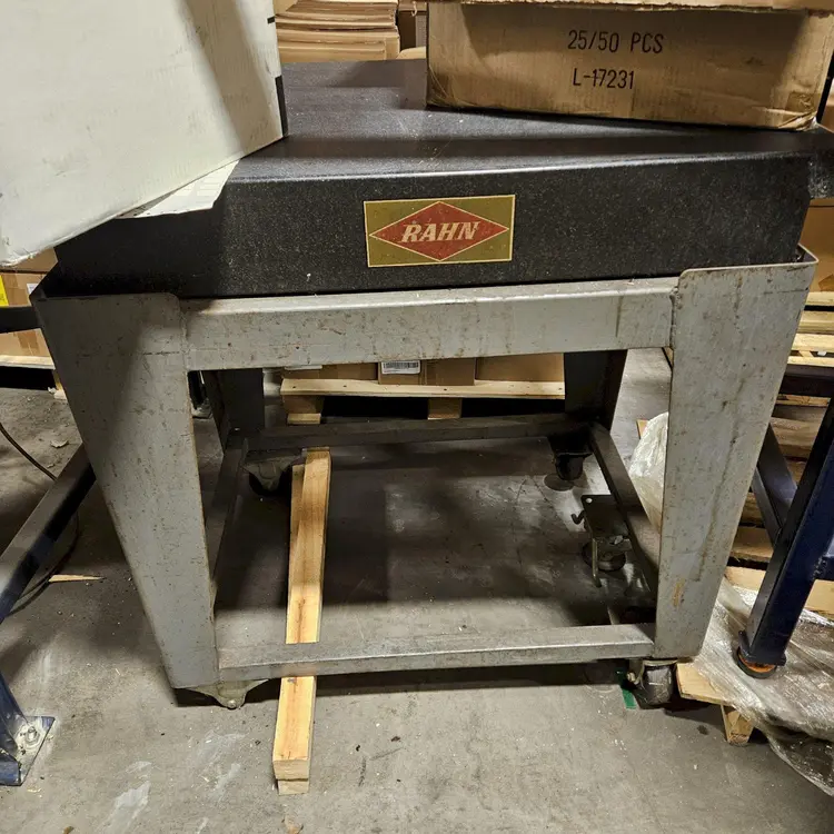 Used RAHN N/A Granite Surface Plates Ohio US | G-2000, Inc. 1 #178432