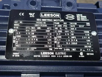USED LEESON C80T17FZ53A