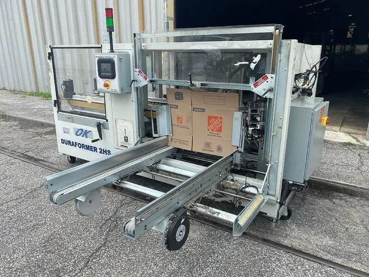 Used OKI INTERNATIONAL CORP / DURABLE DORA FORMER 2 HS Case Erectors - Tape Bottom Seal Pennsylvania US | Ferguson Packaging Machinery #1571937