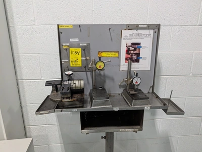 (2) Portable Gage Stands W/ Precision Tooling
