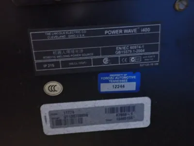 USED LINCOLN ELECTRIC POWER WAVE I400