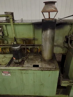 20" DIAMETER JENSEN MODEL #8452 (WASH, RINSE & DRY) CONTINUOUS ROTARY DRUM PARTS WASHER: YOBRO #25068