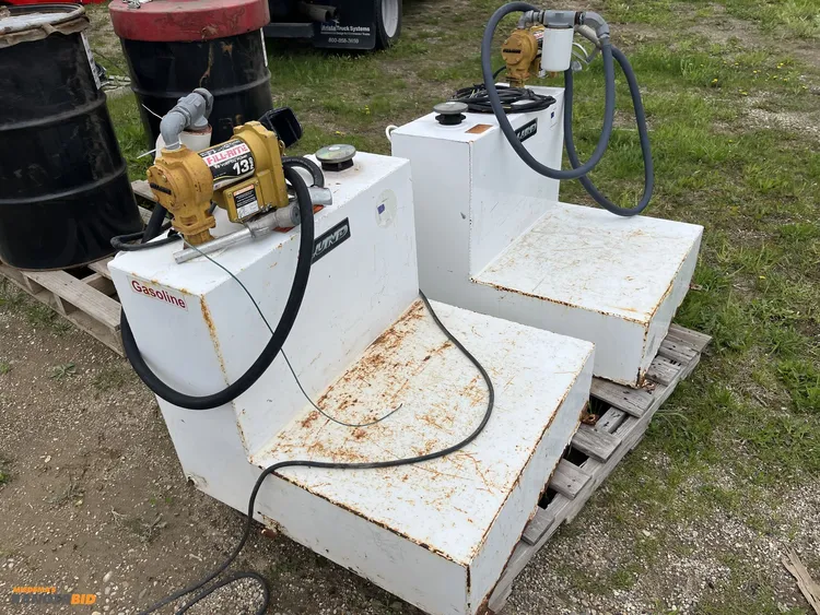 Used LUND FUEL TANKS DIESEL AND GAS, COMES WITH PUMPS Stationary Fuel Tanks Michigan US | Miedema Asset Management Group #1062554