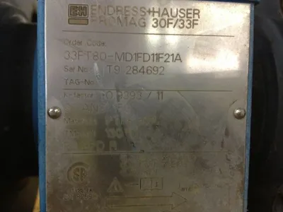Endress  Hauser 3"-150 Magnetic Flowtube