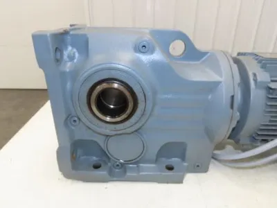 Sew Eurodrive KH77B DRN100L4/BE5 Brake Gear Motor 64.75:1 27rpm 3Kw 220/380V 3PH