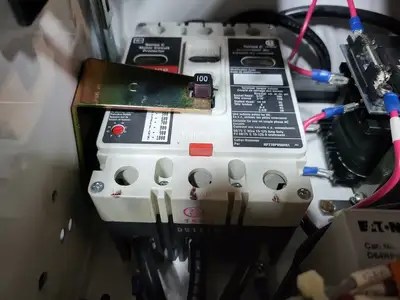 40hp, 600V, 100A, FVNR Starter, Size 3