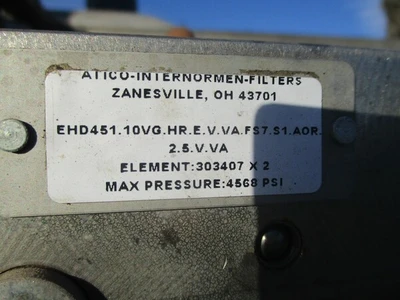15 GPM Rexroth #HS43-A1-5172-D, 4000 psi, hydraulic pump, 200 gallon capacity