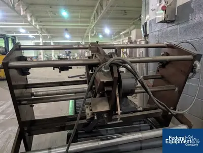 N/A Gottscho Wrapaprinter Hot Stamp Printer, model 2000RH, with Roller Conveyor