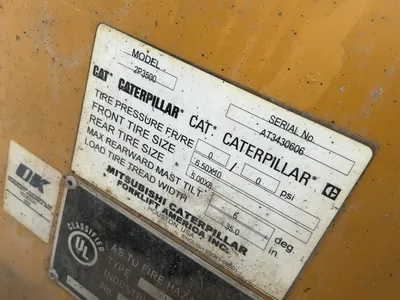 Used CATERPILLAR 2P3500 Liquid Propane Forklifts Michigan US | Miedema Asset Management Group #1288215