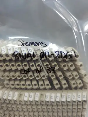 SIEMENS 8WA1-011-2DG11 Terminal Block, 600V, Lot of 33. 4A-41