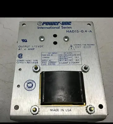 Used POWER ONE HAD15-0.4-A Power Supplies Michigan US | Ideal Machinery #591956