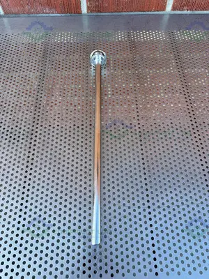 Stainless Steel 20" Syphon Tube w/ 2" OD Sanitary Fitting