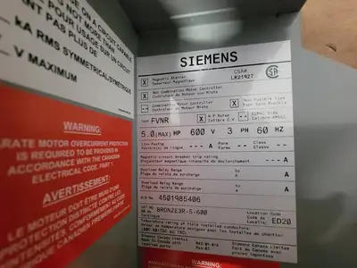 NEW SIEMENS BRONZE3R-5-600