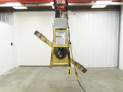Hoosier Crane Frame Chassis Rotator RV Trailer Hydraulic 230/480V 3Ph 2000lbs