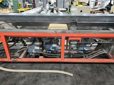 15' Friul Filiere Vacuum Calibration Table, (3) Pompetravaini Vacuum Pumps