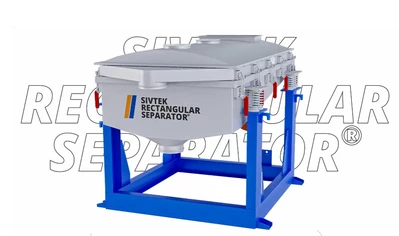 1,270mm X 2,540mm S/S New Single Deck Rectangular Sieve RBLS 50 100