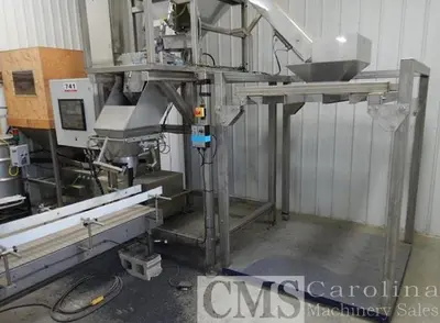 USED ACTION PAC AUTOMATIC MULCH BAGGING LINE