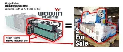 New | in-Stock WOOJIN PLAIMM IH8800 Injection Molding Machines Oregon US | Products Corporation of North America, Inc. #1284870